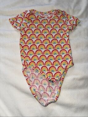 Little Sleepies Rainbow Print One-Piece Bodysuit  6/12 months